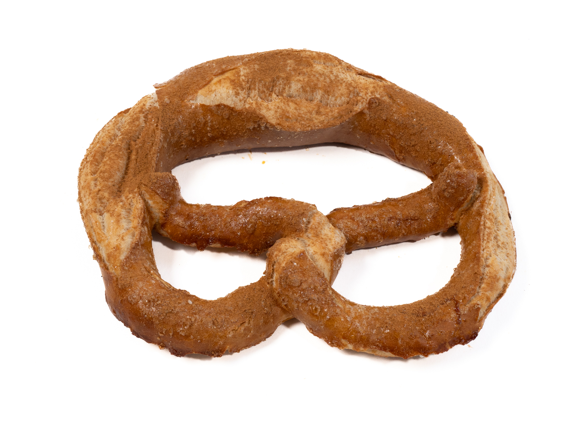 Große Zucker-Zimt-Brezel
