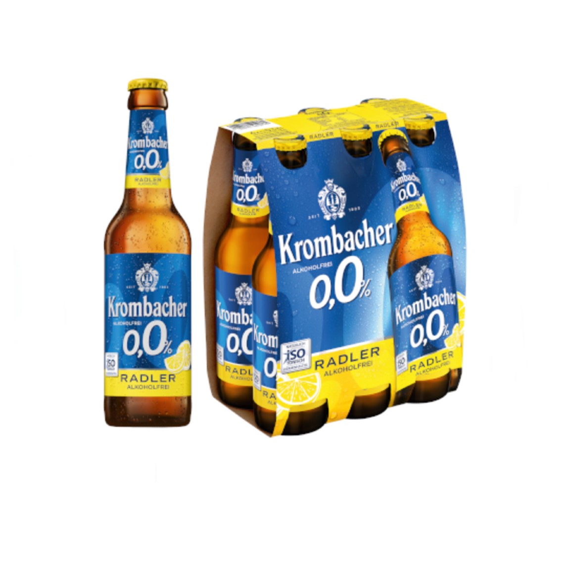 Krombacher alkoholfreies Radler Zitrone  0,33l   